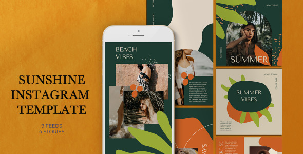 Шаблон для соцсетей на тему графика