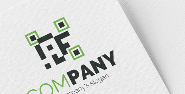 Шаблон логотипа на тему графика