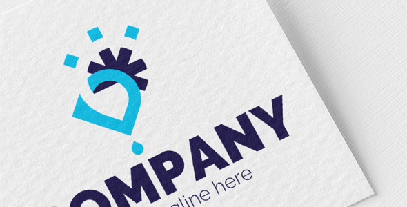 Шаблон логотипа на тему графика