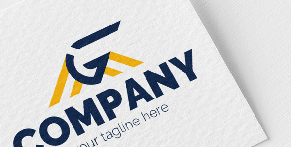 Шаблон логотипа на тему графика