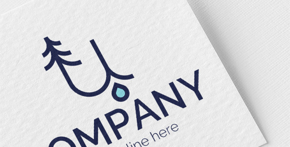 Шаблон логотипа на тему графика