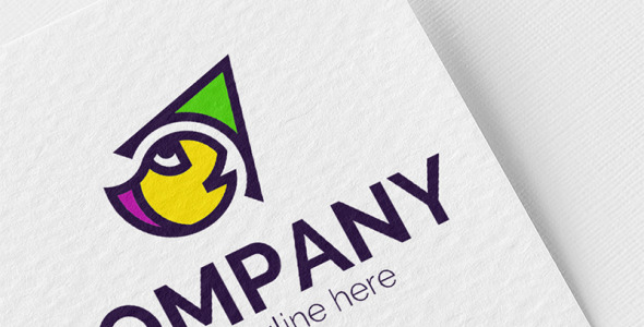 Шаблон логотипа на тему графика