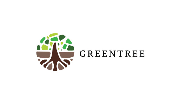 Шаблон логотипа на тему графика