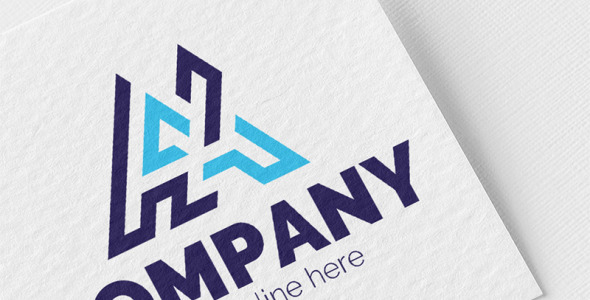 Шаблон логотипа на тему графика