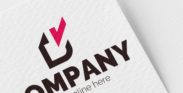 Шаблон логотипа на тему графика