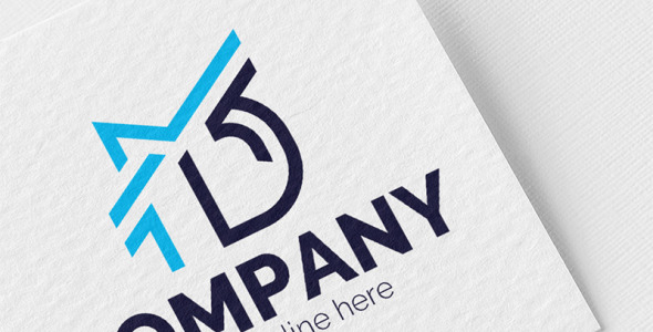 Шаблон логотипа на тему графика