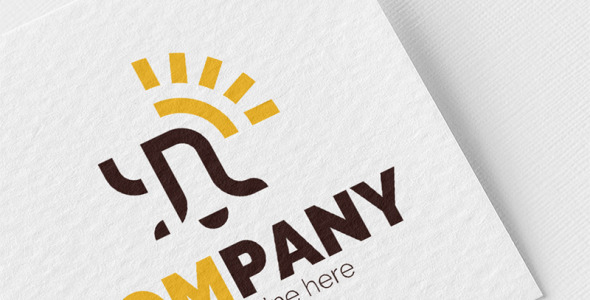 Шаблон логотипа на тему графика