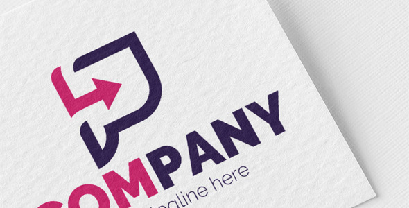 Шаблон логотипа на тему графика