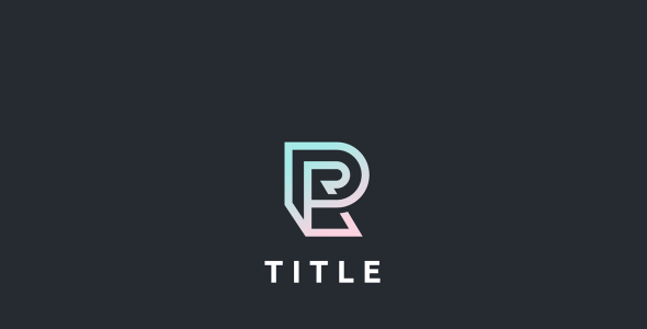 Шаблон логотипа на тему графика