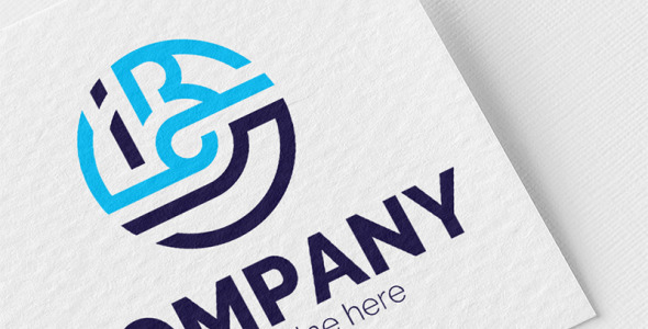 Шаблон логотипа на тему графика