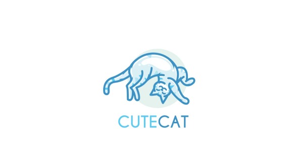 Шаблон логотипа на тему графика