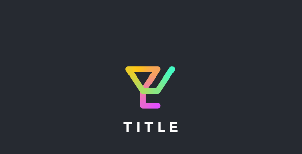 Шаблон логотипа на тему графика