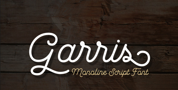 Шрифт на тему графика