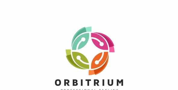 Шаблон логотипа на тему графика