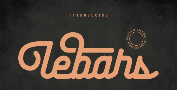 Шрифт на тему графика