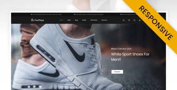 интернет магазин обуви woocommerce тема