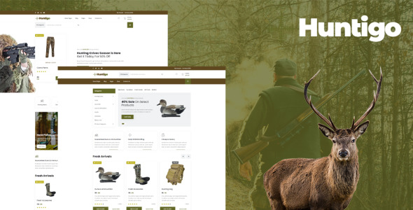 охота и боеприпасы wordpress тема