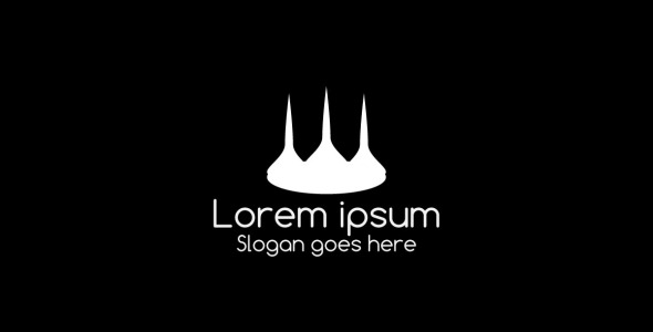 Шаблон логотипа на тему графика