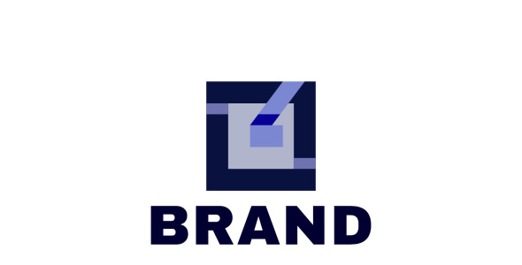 Шаблон логотипа на тему графика