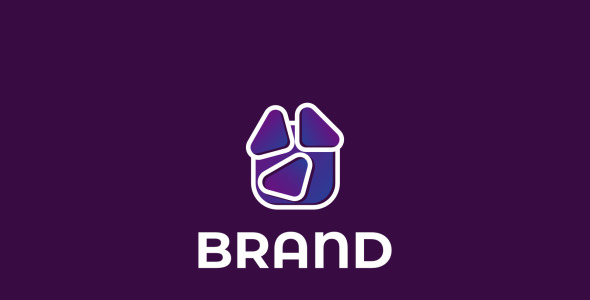 Шаблон логотипа на тему графика