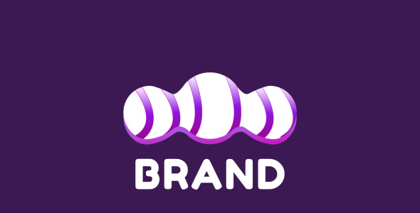 Шаблон логотипа на тему графика