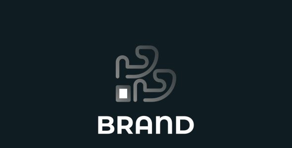 Шаблон логотипа на тему графика