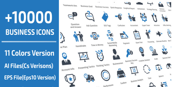 Набор иконок на тему графика