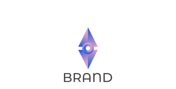 Шаблон логотипа на тему графика