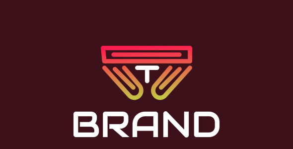 Шаблон логотипа на тему графика