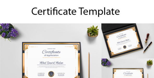 Шаблон сертификата на тему графика