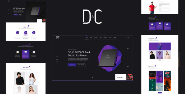 PSD шаблон на тему маркетинговое агентство