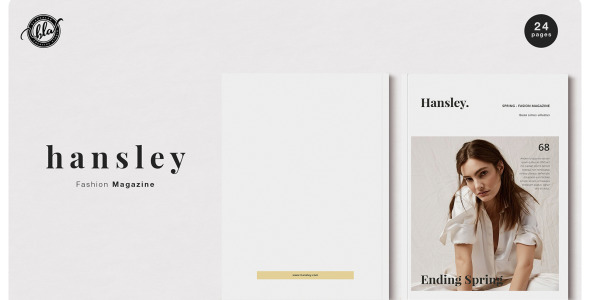 Magazine Template на тему дизайн и фотография