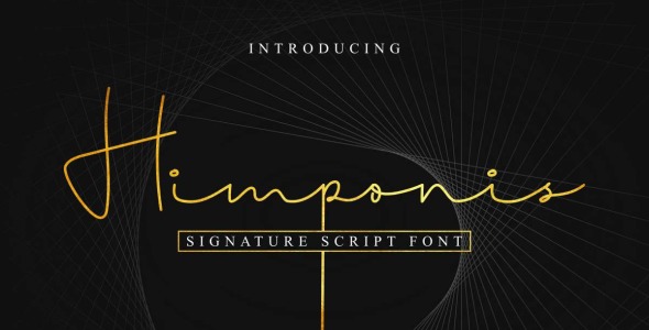 Шрифт на тему графика