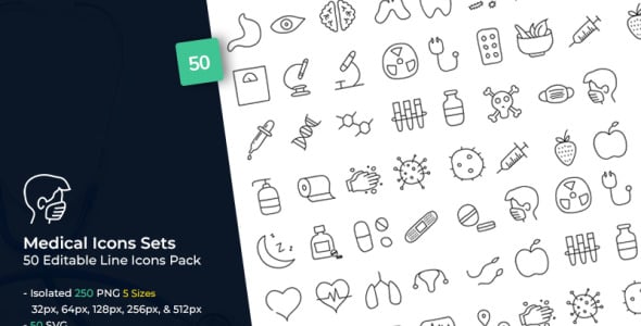 Набор иконок на тему графика