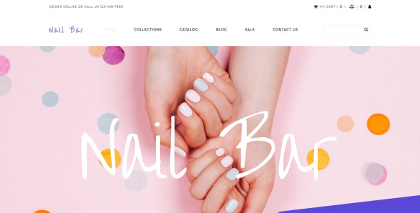 магазин косметики motocms шаблон электронной коммерции