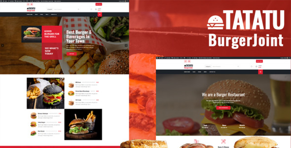 burger joint wordpress тема