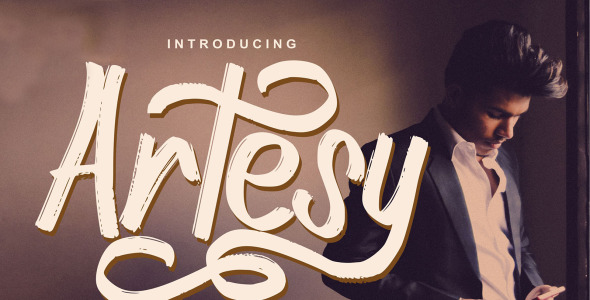 Шрифт на тему графика