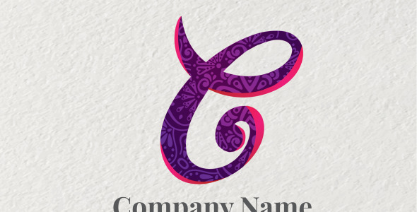 Шаблон логотипа на тему графика