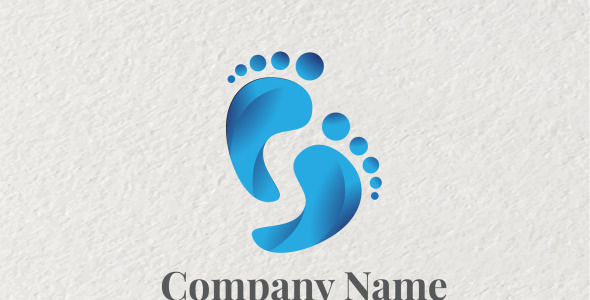 Шаблон логотипа на тему графика