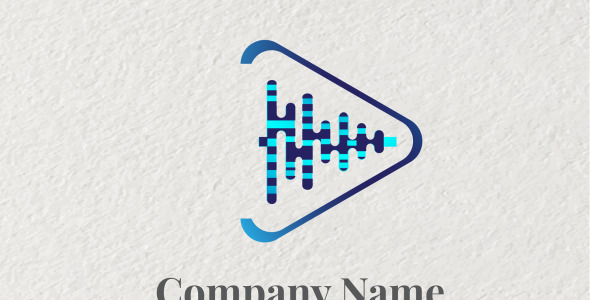 Шаблон логотипа на тему графика