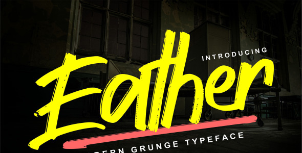 Шрифт на тему графика