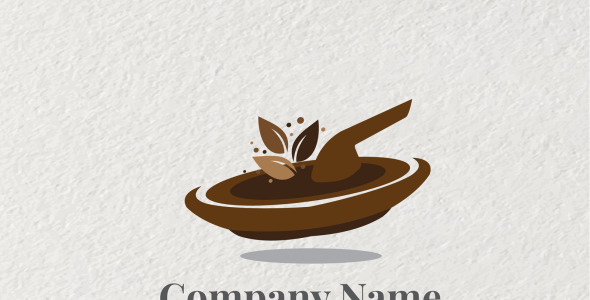 Шаблон логотипа на тему графика