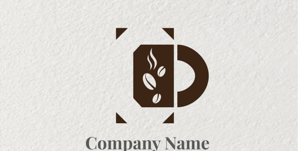 Шаблон логотипа на тему графика