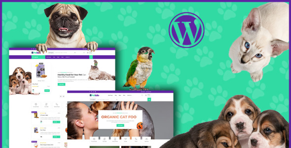 petitidio pet food shop wordpress тема