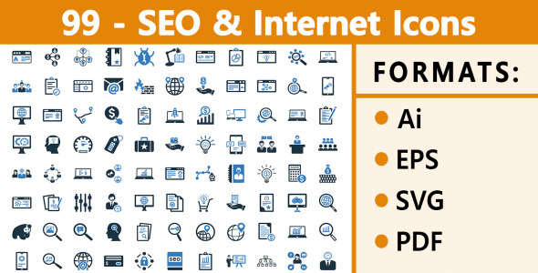 Набор иконок на тему графика