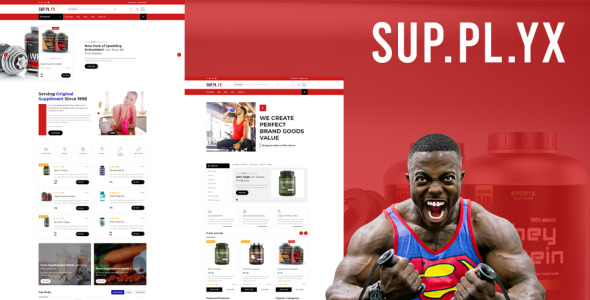 Gym Shop WordPress Theme