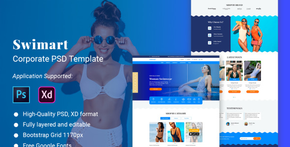 PSD шаблон на тему графика