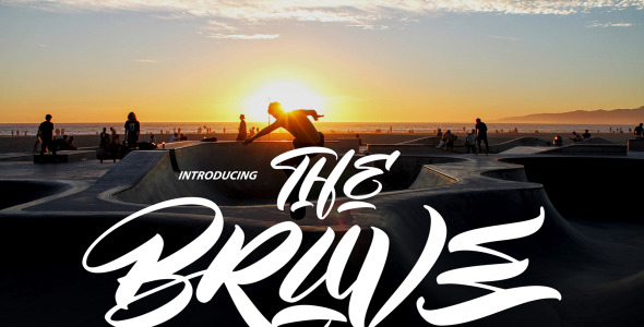 Шрифт на тему графика