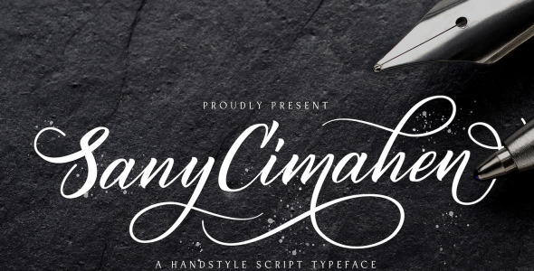 Шрифт на тему графика