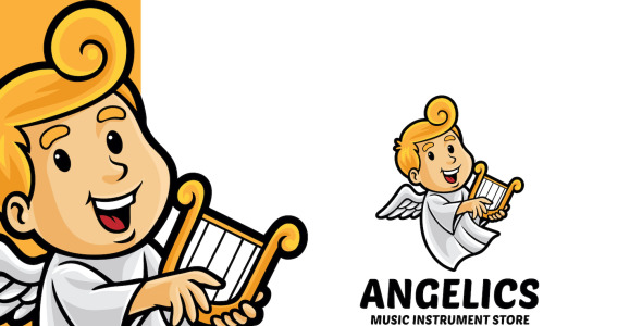 Шаблон логотипа на тему графика